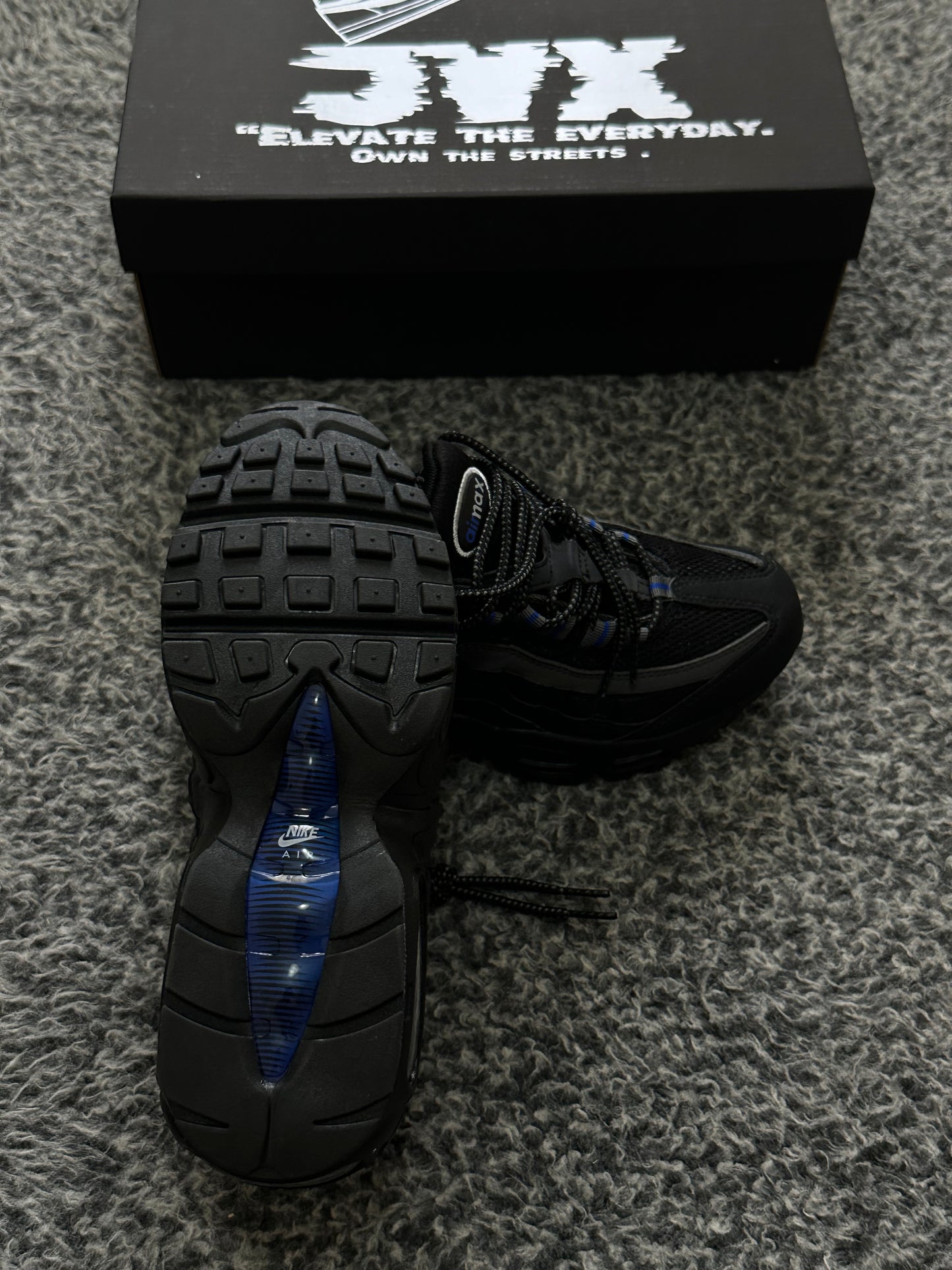 AIR MAX 95 BLACK BLUE ROYAL